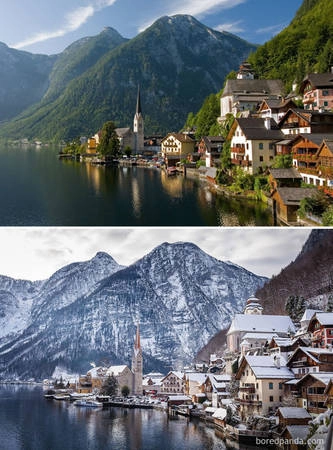 Làng Hallstatt, Áo