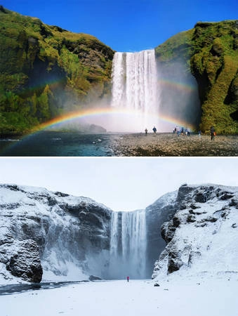 Thác Skógafoss, Iceland