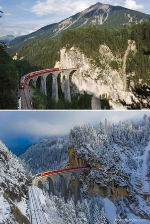 Landwasser Viaduct, Switzerland