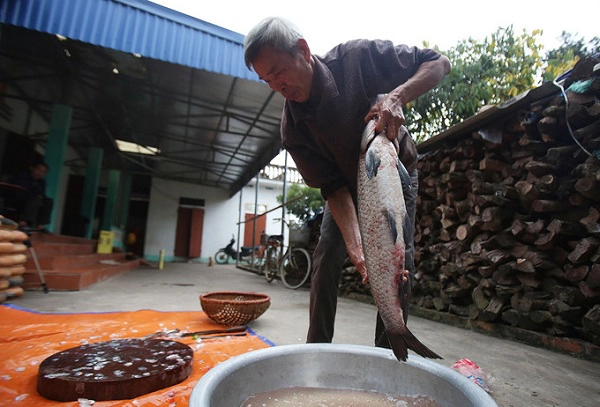 Nhiều năm nay, làng Vũ Đại (nay là Đại Hoàng, Hòa Hậu, Lý Nhân, Hà Nam) đã có nghề kho cá bằng niêu đất. Cá kho của làng nổi tiếng khắp trong và ngoài nước. Dịp Tết, mỗi ngày gia đình bà Nguyễn Thị Thìn bán hàng trăm nồi cá kho. Nhiều năm nay, làng Vũ Đại (nay là Đại Hoàng, Hòa Hậu, Lý Nhân, Hà Nam) đã có nghề kho cá bằng niêu đất. Cá kho của làng nổi tiếng khắp trong và ngoài nước. Dịp Tết, mỗi ngày gia đình bà Nguyễn Thị Thìn bán hàng trăm nồi cá kho.