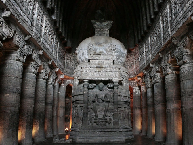 Ngôi đền thờ thần Shiva trong đạo Hindu, vị thần tối cao tượng trưng cho sự tái tạo và hủy diệt. Ảnh: HotelKailas. Ngôi đền thờ thần Shiva trong đạo Hindu, vị thần tối cao tượng trưng cho sự tái tạo và hủy diệt. Ảnh: HotelKailas.