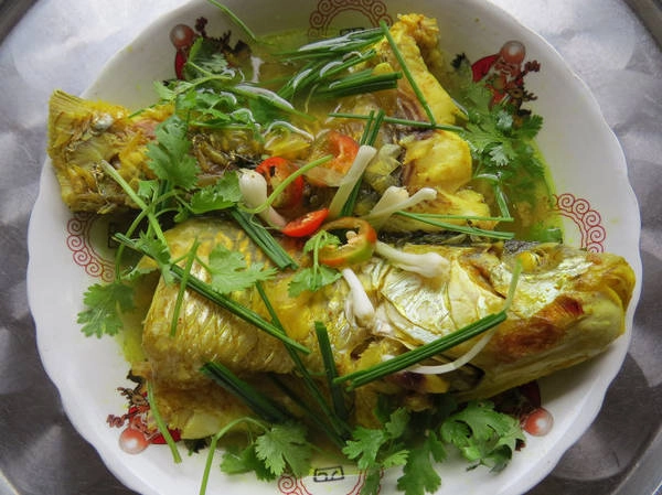 Món cá trôi kho lạt - Ảnh: MINH KỲ Món cá trôi kho lạt - Ảnh: MINH KỲ
