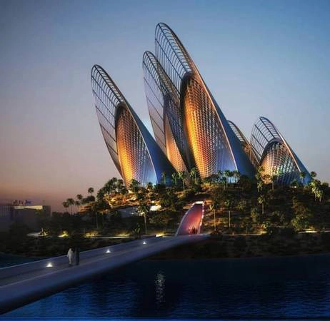 Bảo tàng quốc gia Saadiyat, Dubai, các tiểu vương quốc Ả Rập thống nhất.