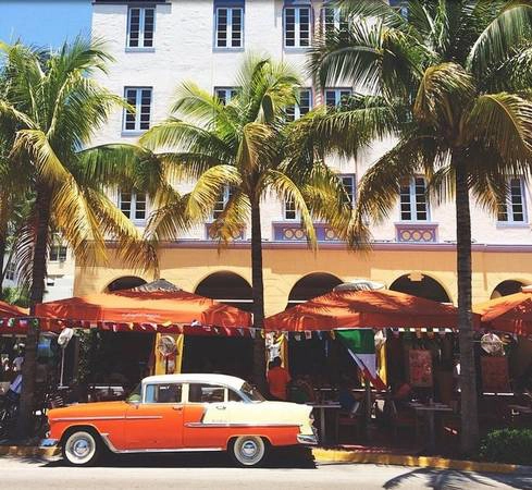 Tuy nhiên, cô cũng khám phá những điểm đến nội địa nướcMỹ tuyệt vời như Miami.