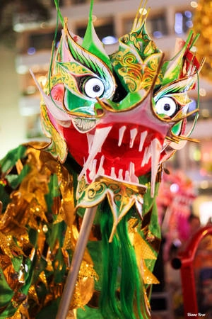 Múa lân ở Sài Gòn trong những dịp lễ hội. Múa lân ở Sài Gòn trong những dịp lễ hội.