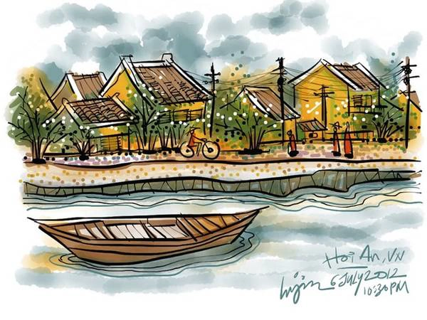 Sông Hoài là một nhánh của sông Thu Bồn chảy qua Hội An. Sông Hoài là một nhánh của sông Thu Bồn chảy qua Hội An.