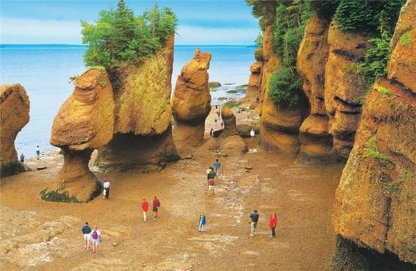 Vịnh Fundy khi nước cạn Vịnh Fundy khi nước cạn