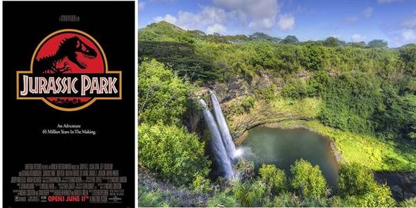 <strong>Jurasssic Park (Công viên kỷ Jura) - Hawaii, Mỹ: </strong>Kauai là nơi được lựa chọn để quay các bộ phim có bối cảnh là vùng nhiệt đới. Đây là nơi quay môi trường sống tự nhiên của khủng long trong bộ phim Công viên kỷ Jura và hành tinh Na’vi trong Avatar. Ngoài ra, nơi này còn xuất hiện trong tập phim Indiana Jones: Chiếc rương thánh tích, Thuyền trưởng Hook và nhiều nơi khác. <strong>Jurasssic Park (Công viên kỷ Jura) - Hawaii, Mỹ: </strong>Kauai là nơi được lựa chọn để quay các bộ phim có bối cảnh là vùng nhiệt đới. Đây là nơi quay môi trường sống tự nhiên của khủng long trong bộ phim Công viên kỷ Jura và hành tinh Na’vi trong Avatar. Ngoài ra, nơi này còn xuất hiện trong tập phim Indiana Jones: Chiếc rương thánh tích, Thuyền trưởng Hook và nhiều nơi khác.