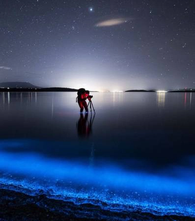 Săn ảnh ở vùng hồ Gippsland - Ảnh: tasmaniangeographic