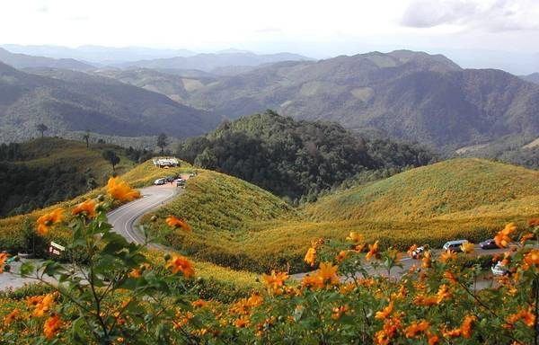 Cung đường đèo Mae Hong Son. Ảnh: tenleagueboots.wordpress.com