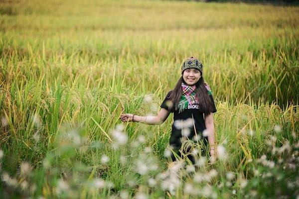 Hạnh My chia sẻ, vì thích leo núi cô đã tập luyện rất nhiều. Ảnh: FBNV