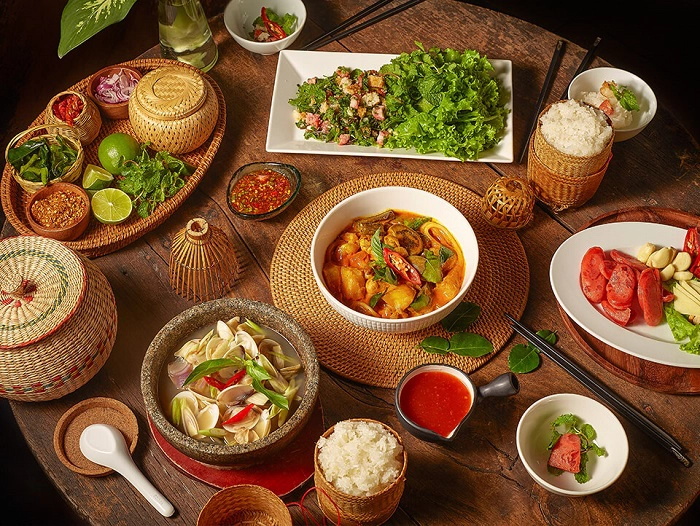 Nhiều gia vị cay nóng trong bữa ăn người Lào. Ảnh: Du lịch Việt Nam