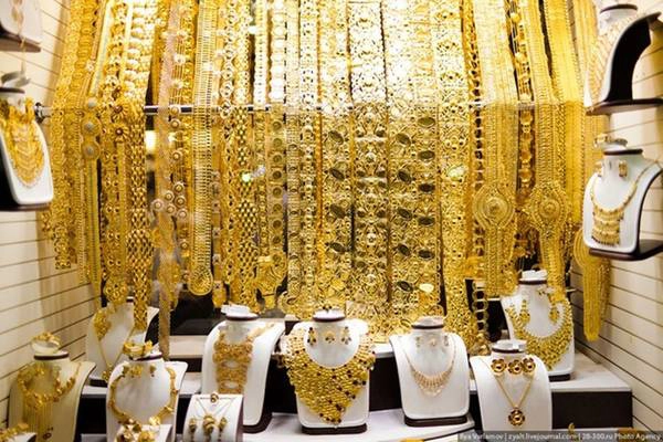 Chợ trang sức vàng ở Dubai