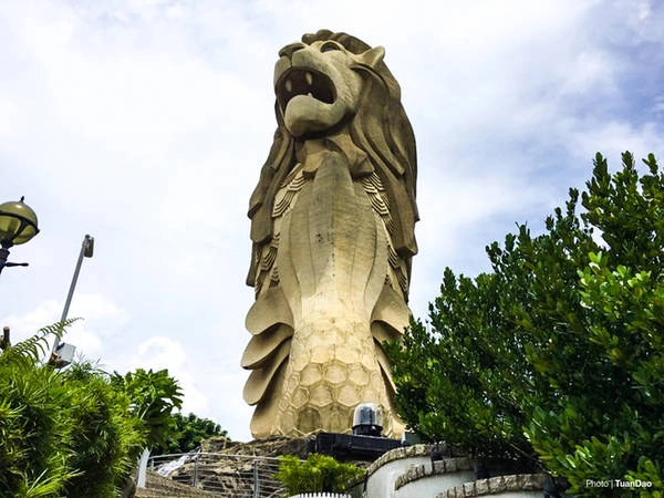Đảo Sentosa là hòn đảo lớn nhất tại Singapore, từ trung tâm du khách chỉ mất khoảng 15 đến 20 phút để đến hòn đảo xinh đẹp này. Đây là nơi tập trung các khu vui chơi, giải trí lớn của Singapore, du khách có thể trải nghiệm cả ngày mà không thấy chán như Universal, một trong 4 trường quay lớn nhất thế giới, thủy cung S.E.A Aquarium - thủy cung lớn nhất thế giới, hay đắm chìm trong các trò chơi cảm giác mạnh... Ngoài ra du khách có thể chiêm ngưỡng tượng Merlion cao nhất tại Singapore. Với chiều cao 37 m, du khách có thể lên đỉnh bức tượng và ngắm nhìn toàn cảnh hòn đảo Sentosa xinh đẹp. Đảo Sentosa là hòn đảo lớn nhất tại Singapore, từ trung tâm du khách chỉ mất khoảng 15 đến 20 phút để đến hòn đảo xinh đẹp này. Đây là nơi tập trung các khu vui chơi, giải trí lớn của Singapore, du khách có thể trải nghiệm cả ngày mà không thấy chán như Universal, một trong 4 trường quay lớn nhất thế giới, thủy cung S.E.A Aquarium - thủy cung lớn nhất thế giới, hay đắm chìm trong các trò chơi cảm giác mạnh... Ngoài ra du khách có thể chiêm ngưỡng tượng Merlion cao nhất tại Singapore. Với chiều cao 37 m, du khách có thể lên đỉnh bức tượng và ngắm nhìn toàn cảnh hòn đảo Sentosa xinh đẹp.