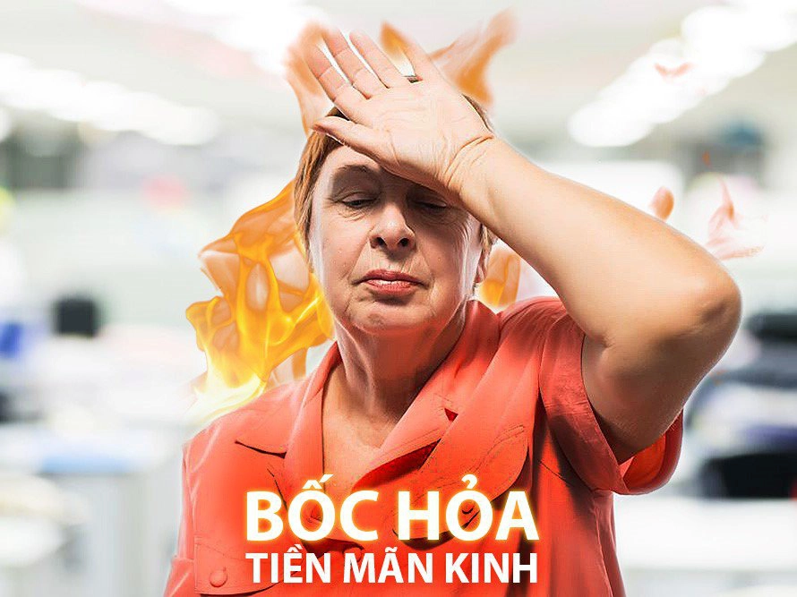 Những cơn bốc hỏa là một trong những dấu hiệu của tiền mãn kinh