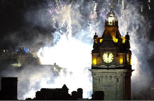 Lễ hội Hogmanay tại thủ đô Edinburgh, Scotland