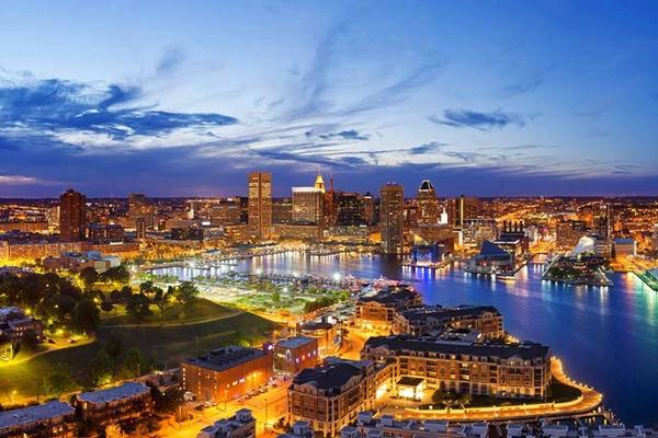  8. Baltimore, Maryland, Mỹ: Đạo diễn Barry Levinson sinh ra tại Baltimore. Ông đã đem nhiều bộ phim về thực hiện tại đây như Diner(1982) Avalon (1990)… Ảnh: Baltimore.org.