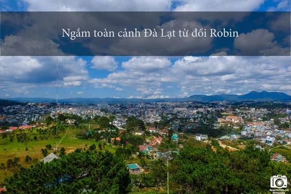 Đồi Robin là nơi cao nhất trong trung tâm thành phố, có cáp treo để qua Thiền Viện Trúc Lâm, trong khuôn viên cáp treo có nhà hàng buffet rau khá ngon. Từ trung tâm, bạn đi ngược về phía đèo Prenn, qua khỏi bến xe Đà Lạt sẽ có đường bên phải chạy thẳng lên cáp treo.