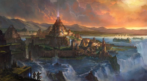 Quy mô khổng lồ: Atlantis là thành phố khổng lồ, với quy mô lớn tới mức khó có thể tưởng tượng. Theo Plato, người đầu tiên viết câu chuyện về Atlantis, thành phố này nằm trên hòn đảo “lớn hơn cả Libya và châu Á cộng lại”. Ảnh: Historythings. Quy mô khổng lồ: Atlantis là thành phố khổng lồ, với quy mô lớn tới mức khó có thể tưởng tượng. Theo Plato, người đầu tiên viết câu chuyện về Atlantis, thành phố này nằm trên hòn đảo “lớn hơn cả Libya và châu Á cộng lại”. Ảnh: Historythings.