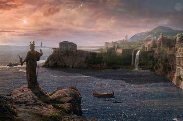 Atlantis được thần Poseidon xây dựng: Tương truyền, Atlantis được thần Poseidon xây dựng để gây ấn tượng với một phụ nữ bình thường có tên Cleito. Vị thần biển này đã đi khắp thế giới để tìm hòn đảo lớn nhất. Khi tới nơi, ông thấy những người xinh đẹp và thông minh hơn bất cứ ai trên thế giới. Đó là nơi ông gặp Cleito và đem lòng yêu bà. Thành phố khổng lồ này là kết quả từ tình yêu của một vị thần. Ảnh: Collective Evolution. Atlantis được thần Poseidon xây dựng: Tương truyền, Atlantis được thần Poseidon xây dựng để gây ấn tượng với một phụ nữ bình thường có tên Cleito. Vị thần biển này đã đi khắp thế giới để tìm hòn đảo lớn nhất. Khi tới nơi, ông thấy những người xinh đẹp và thông minh hơn bất cứ ai trên thế giới. Đó là nơi ông gặp Cleito và đem lòng yêu bà. Thành phố khổng lồ này là kết quả từ tình yêu của một vị thần. Ảnh: Collective Evolution.