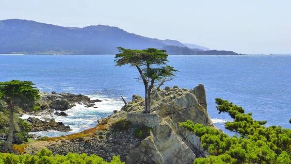 Đường 17-Mile, California: Tuyến đường 17-Mile trải dọc bán đảo Monterey, đưa du khách qua những khu rừng Del Monte, các vách đá hùng vĩ với đàn hải cẩu ồn ào. Bạn còn có cơ hội chiêm ngưỡng hoàng hôn tuyệt đẹp trên Thái Bình Dương. Ảnh: Lovelystuffaccordingtome/Wordpress.