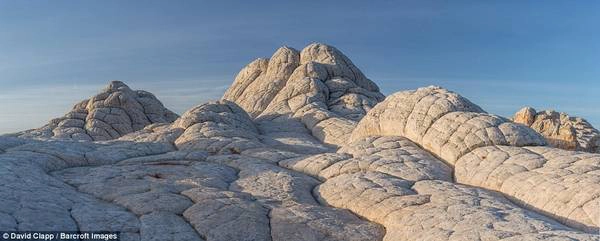 Ảnh chụp khu vực được gọi là “đá não” ở White Pocket, bang Arizona. Ảnh chụp khu vực được gọi là “đá não” ở White Pocket, bang Arizona.