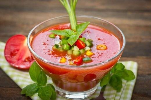 Món súp lạnh Gazpacho ở Tây Ban Nha Món súp lạnh Gazpacho ở Tây Ban Nha