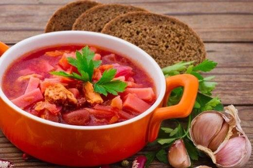 Món súp củ dền có nguồn gốc từ Ukraine Món súp củ dền có nguồn gốc từ Ukraine