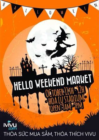 iVIVU.com đồng hành cùng sự kiện Hello Weekend Market.