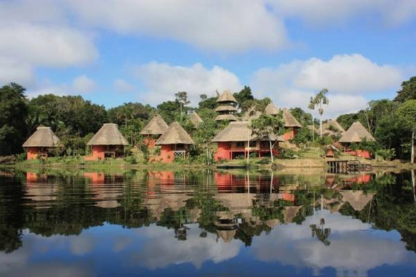 Nhà nghỉ hòa nhịp cùng khung cảnh thiên nhiên yên bình ở khu khách sạn sinh thái Napo Wildlife Center ở công viên quốc gia Yasuni - Ảnh: wp Nhà nghỉ hòa nhịp cùng khung cảnh thiên nhiên yên bình ở khu khách sạn sinh thái Napo Wildlife Center ở công viên quốc gia Yasuni - Ảnh: wp