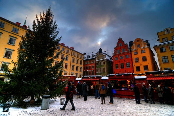 Stockholm sở hữu một hội chợ Giáng sinh tuyệt đẹp tại khu Old Town