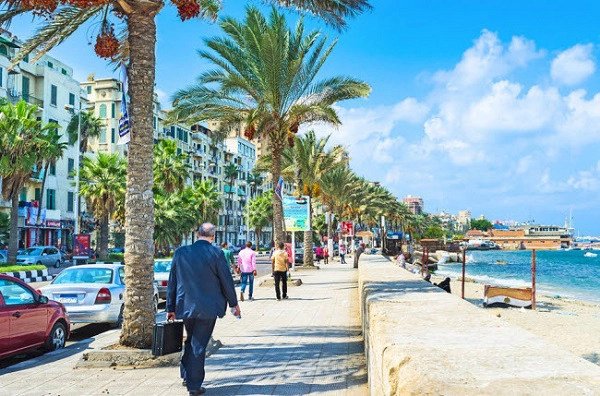 Alexandria, Ai Câp: Thành phố cảng Địa Trung Hải hấp dẫn du khách nhờ những đường phố rợp bóng cọ, các quán cà phê cổ và ngọn hải đăng từ thời Hi Lạp cổ.