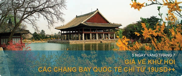 Cơ hội bay quốc tế giá rẻ cùng Vietnam Airlines