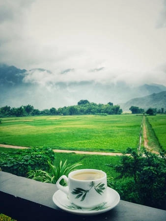 View rất đẹp từ một căn phòng trong khu nghỉ dưỡng. Bạn có thể thảnh thơi uống trà, ngắm cảnh trong một không gian yên bình, thư thái. Ảnh: @fb võ như ái View rất đẹp từ một căn phòng trong khu nghỉ dưỡng. Bạn có thể thảnh thơi uống trà, ngắm cảnh trong một không gian yên bình, thư thái. Ảnh: @fb võ như ái