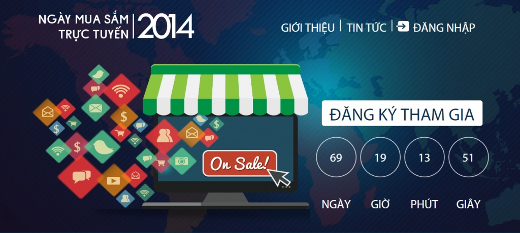 Sắp diễn ra sự kiện 'Ngày mua sắm trực tuyến 2014'