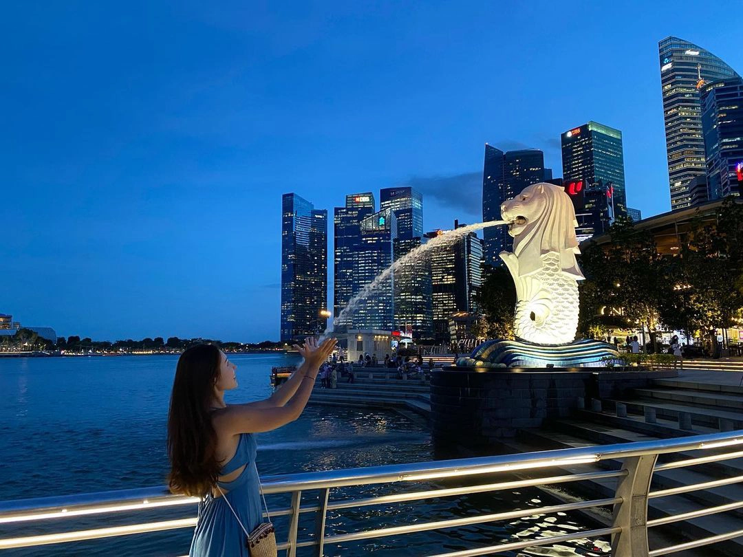 Công viên sư tử biển Singapore là địa điểm check-in nổi tiếng thu hút du khách khắp nơi trên thế giới. Ảnh: @wongyeomii.