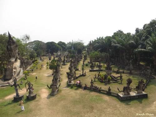 Toàn cảnh công viên tượng Phật (Xiengkuane Buddha Park). Vientiane-ivivu-1