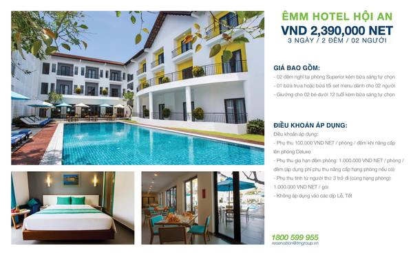 summer-escape-ivivu-Khách sạn Êmm Hội An
