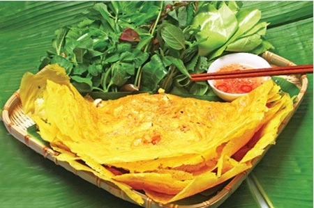 Bánh xèo ốc gạo