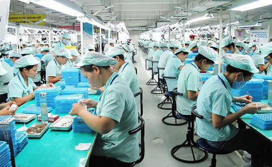 Người lao động trong khu công nghiệp