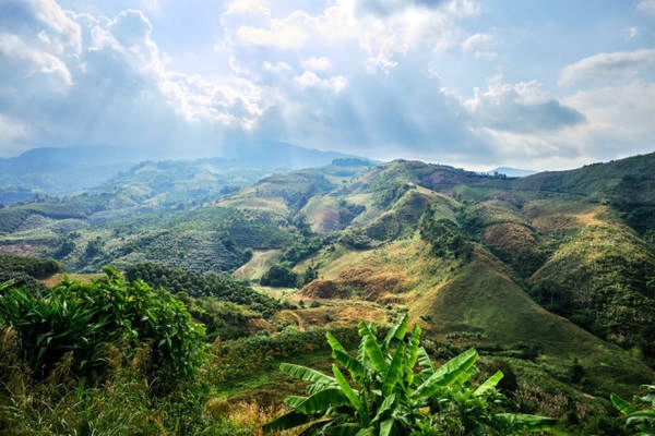 Wiang Kaen, huyện cực đông của tỉnh Chiang Rai, phía bắc Thái Lan