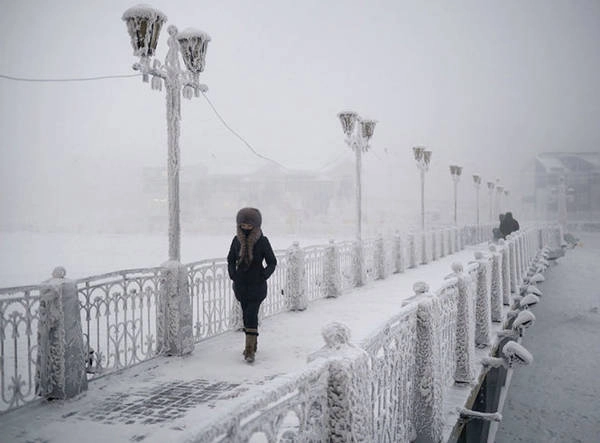 Oymyakon giữa bốn bề tuyết trắng