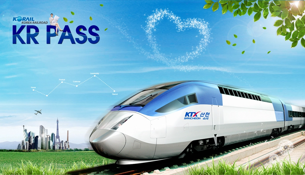 Bạn có thể sử dụng vé này cho tất cả các chuyến tàu được vận hành bởi Korail