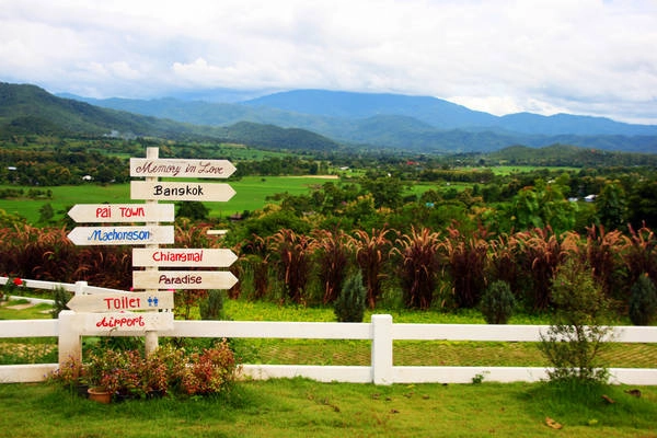 Tới Pai, bạn sẽ ngẩn ngơ khi dạo bước qua những con phố nhỏ, trong trẻo hiền hòa, thoảng hương hoa thơm ngát. Ảnh: Issrasai Tới Pai, bạn sẽ ngẩn ngơ khi dạo bước qua những con phố nhỏ, trong trẻo hiền hòa, thoảng hương hoa thơm ngát. Ảnh: Issrasai