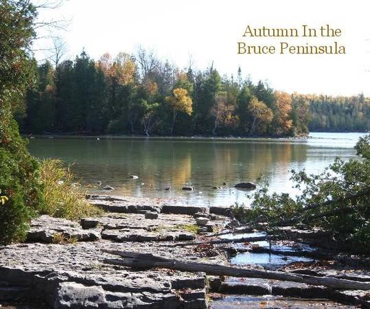 Bán đảo Bruce, Ontario: Từ cuối tháng chín đến giữa tháng Mười, khu vực Vịnh Georgian này là sự kết hợp tuyệt vời của màu sắc đỏ rực và những dòng sông hiền hòa. Con đường 800 km quanh đảo là một cách tuyệt vời để du khách khám phá các màu sắc xung quanh mình. Bán đảo Bruce, Ontario: Từ cuối tháng chín đến giữa tháng Mười, khu vực Vịnh Georgian này là sự kết hợp tuyệt vời của màu sắc đỏ rực và những dòng sông hiền hòa. Con đường 800 km quanh đảo là một cách tuyệt vời để du khách khám phá các màu sắc xung quanh mình.