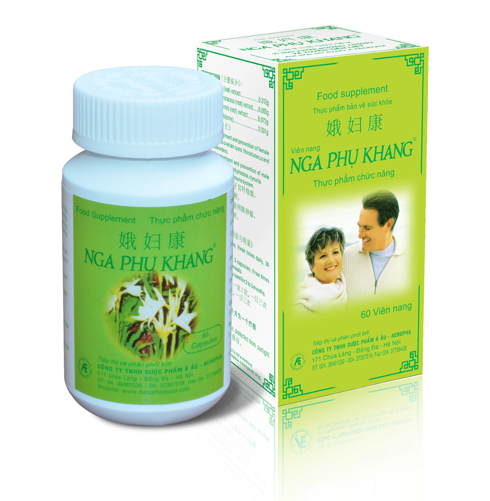 Nga Phụ Khang dùng cho người bị u xơ tử cung, u nang buồng trứng, u vú và u xơ tiền liệt tuyến lành tính
