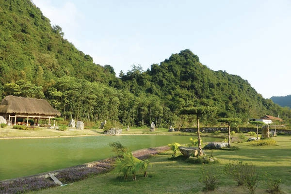 Màu xanh ở Thung Nham Màu xanh ở Thung Nham