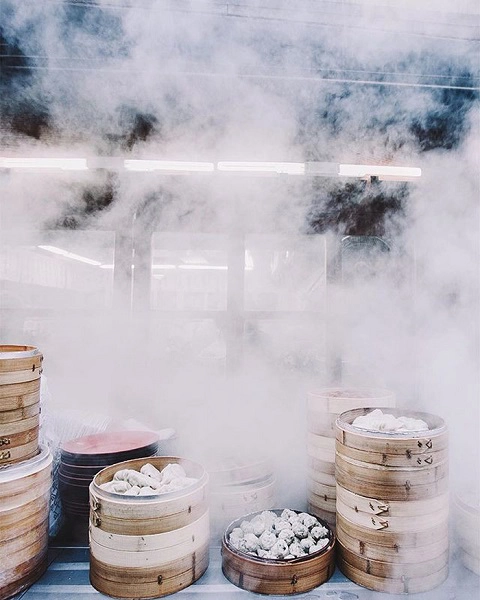 Bánh bao hấp Hàn Quốc đây! - Ảnh: Ken Lee Bánh bao hấp Hàn Quốc đây! - Ảnh: Ken Lee