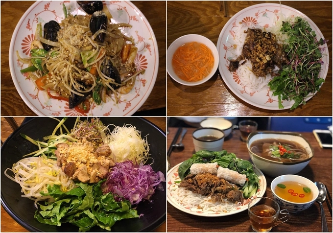 Ngoài ra, một số món khác dành cho các tín đồ ẩm thực Việt lựa chọn như bún thịt nướng, bún xào, phở trộn, bún chả giò, cơm gà... Thông thường, thực khách order một set mini gồm một tô phở và cơm gà có giá 8.500 won (khoảng 170.000 đồng) là đủ ăn no nê.