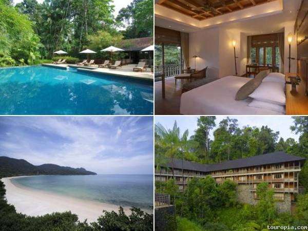  The Datai Langkawi có nhiều biệt thự và dãy phòng nằm trong rừng mưa nhiệt đới ở gần bãi biển.